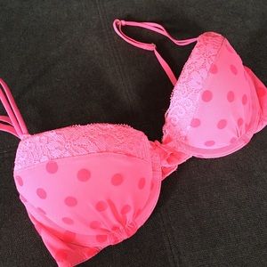 Gilly Hicks Hot Pink Push Up Bra